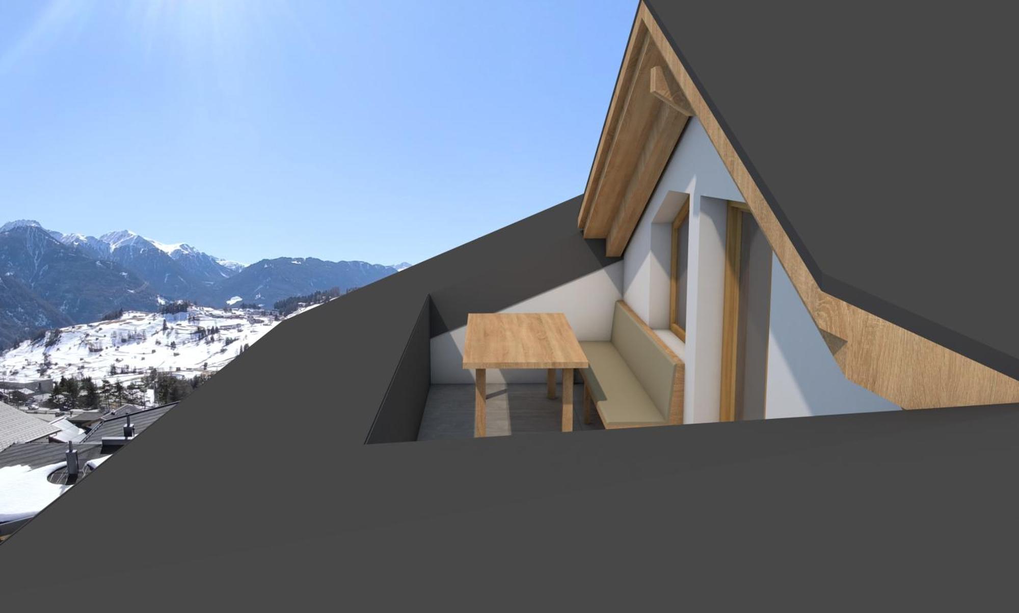 Hotel Garni Fernblick Fiss Exterior foto